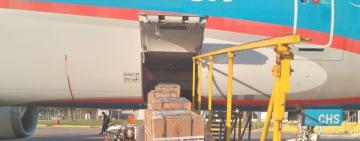Santa Fe exportó fermentos lácteos a Paraguay desde el Aeropuerto de Sauce Viejo