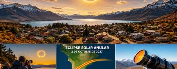 El eclipse solar anular de 2027 podría convertir a un pequeño pueblo patagónico en destino turístico mundial