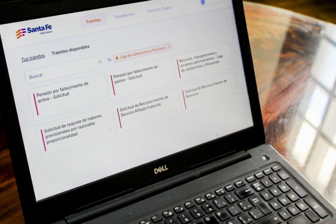 Santa Fe digitalizó por completo los trámites de pensiones por fallecimiento