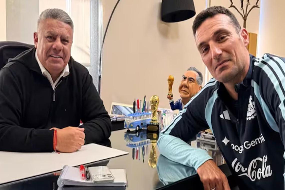 Lionel Scaloni se reunió con Claudio Tapia y ya palpitan el Mundial 2026: “Modo Mundial activado”