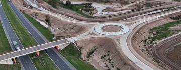 Santa Fe acelera el acceso a los puertos: el desvío vial de Timbúes ya tiene un 90% de avance