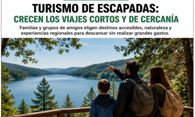 Turismo de escapadas: crecen los viajes cortos y de cercanía en Argentina