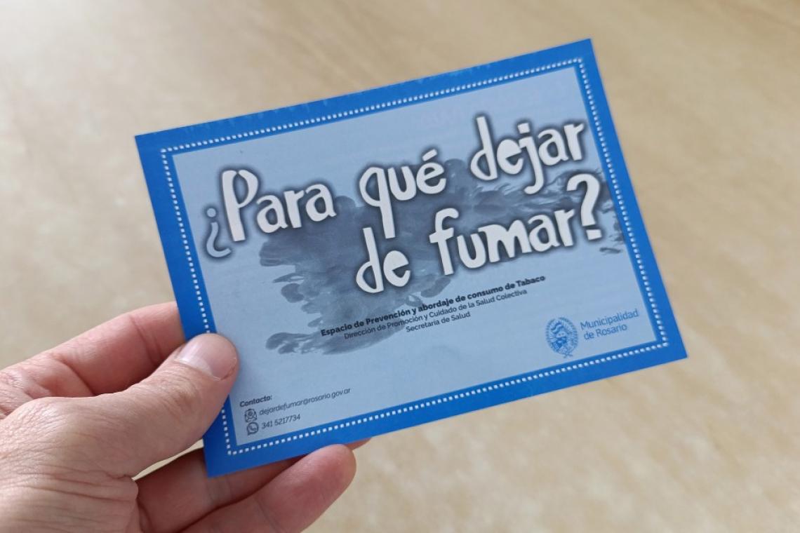 Día Mundial Sin Tabaco: Rosario refuerza la prevención y alerta sobre los riesgos del vapeo