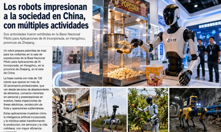 Más de 130 robots sorprenden en China y muestran cómo será la vida cotidiana del futuro