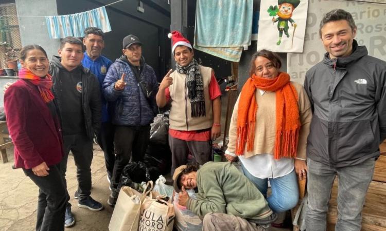 Rosario recibió donaciones para asistir a personas en situación de calle durante el invierno