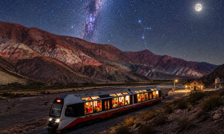 Turismo bajo las estrellas: el único tren planetario de Argentina invita a descubrir el cielo de Jujuy