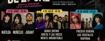 La música rosarina toma el Fontanarrosa con tres noches de artistas independientes