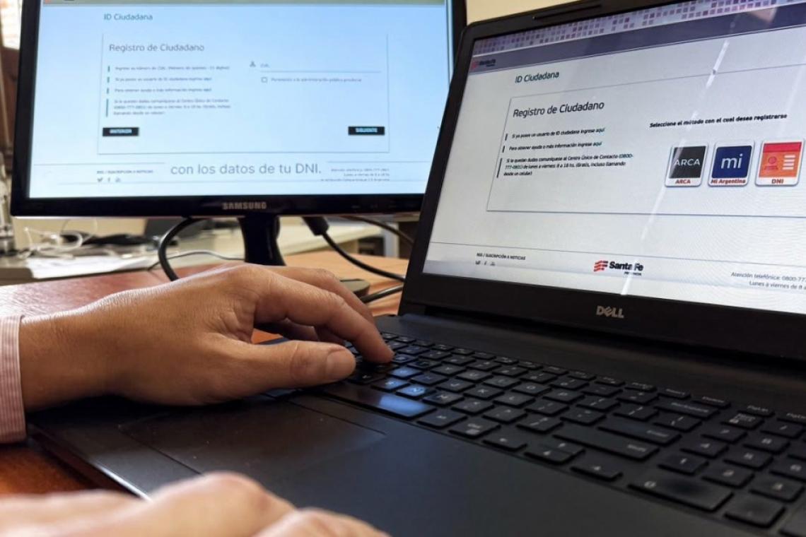 La ID Ciudadana será obligatoria para realizar trámites digitales en Santa Fe desde el 1 de julio