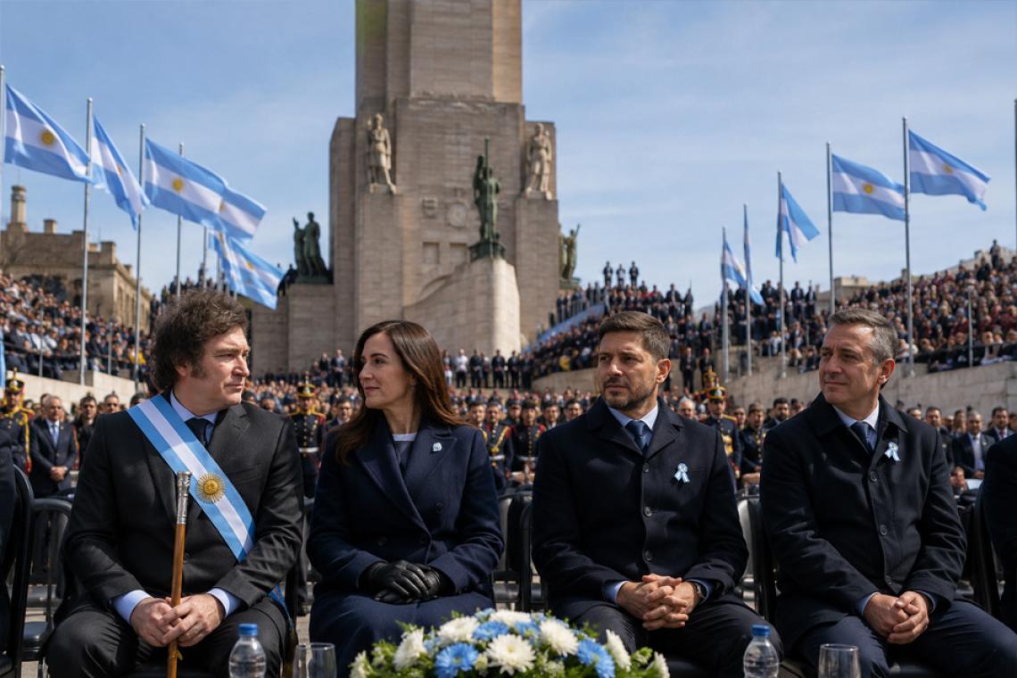 20 de Junio: ¿cómo debería actuar el protocolo si Milei y Villarruel coinciden en Rosario?
