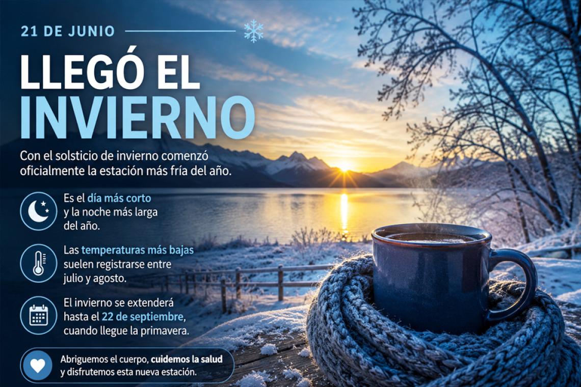 Llegó el invierno: el solsticio marcó el inicio de la estación más fría del año