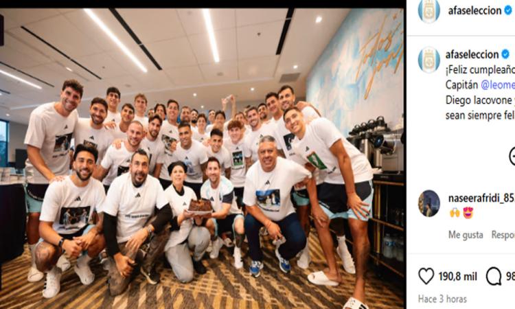 El plantel celebró a Messi en Kansas City: camisetas con fotos y un mensaje que conmovió al capitán El reconocimiento quedó plasmado en unas remeras personalizadas que lucieron todos los integrantes del equipo.