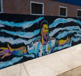 Rosario inaugura la Plaza de Bolsillo Nº100 con un imponente mural de Messi y la Copa del Mundo