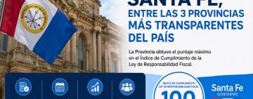 Santa Fe quedó entre las provincias con mayor transparencia fiscal del país