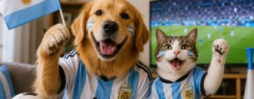 Mundial y mascotas: cómo cuidar a perros y gatos durante los partidos