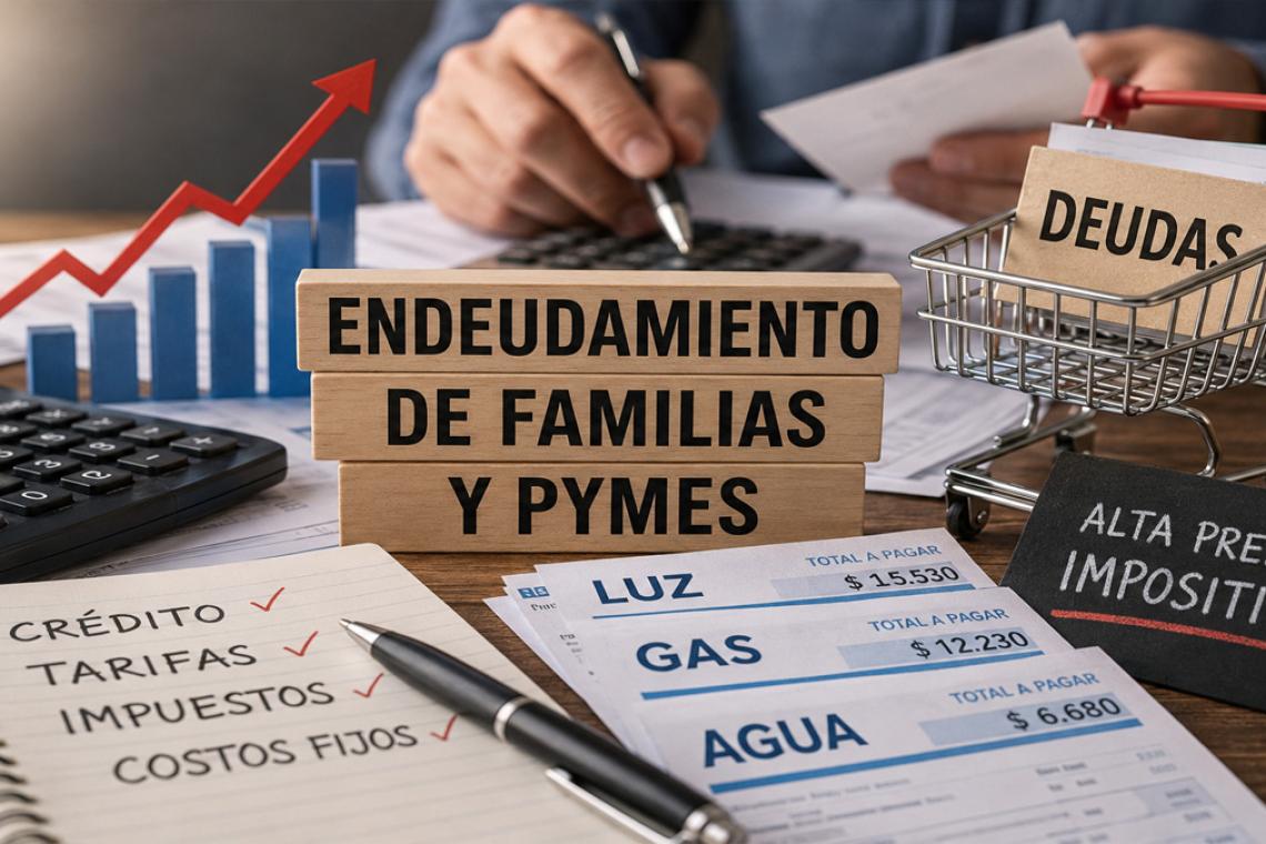 Crece la preocupación por el endeudamiento de familias y pymes