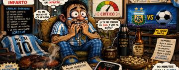 Argentina juega hoy y el país entra en "modo infarto": las cábalas, el fernet y la ansiedad toman el control