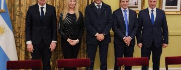 Nación y Santa Fe abren una nueva etapa de diálogo con el traspaso de la Ruta A012