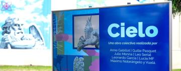 “Proyecto Cielo”: Rosario inauguró un gran mural colectivo en el cementerio El Salvador