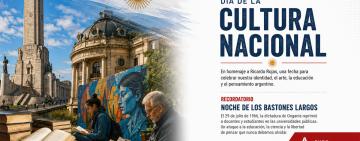 Día de la Cultura Nacional: una fecha para celebrar la identidad argentina y recordar la Noche de los Bastones Largos