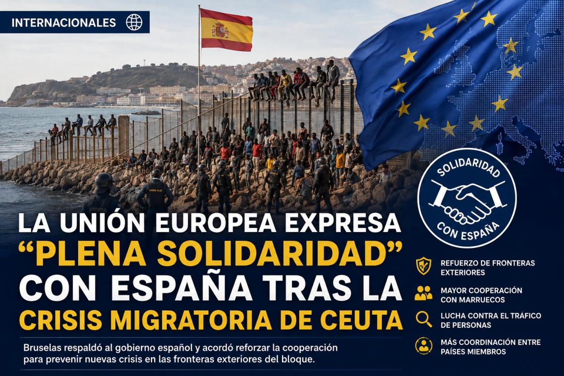 La Unión Europea respalda a España tras la crisis migratoria en Ceuta y refuerza su estrategia fronteriza