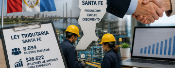 La Ley Tributaria ya impulsó más de 8.600 nuevos empleos en Santa Fe