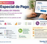 Santa Fe prorrogó el Plan Especial de Pago: hasta 36 cuotas sin interés