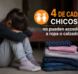 La pobreza que no siempre se ve: cuatro de cada diez chicos no pueden acceder a ropa o calzado