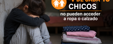 La pobreza que no siempre se ve: cuatro de cada diez chicos no pueden acceder a ropa o calzado