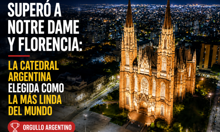 Orgullo argentino: la Catedral de La Plata fue elegida como la más linda del mundo