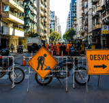 Obras en Rosario: cuáles son las calles con cortes y reducción de calzada este lunes