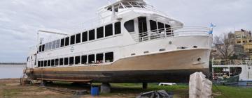 El histórico Barco Ciudad de Rosario avanza con su restauración y volvería a navegar en noviembre