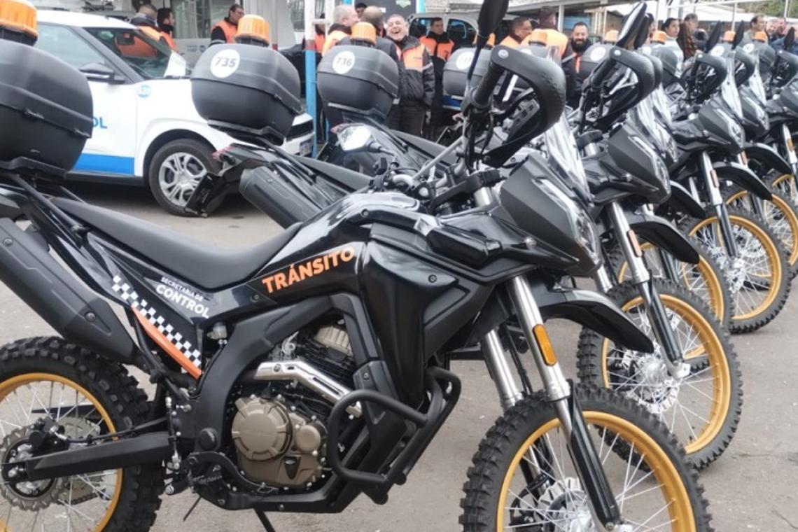 Rosario refuerza los controles de tránsito con 12 nuevas motos y más tecnología