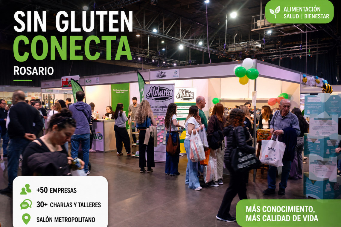 Rosario se convirtió en capital del mundo sin gluten con una multitudinaria expo