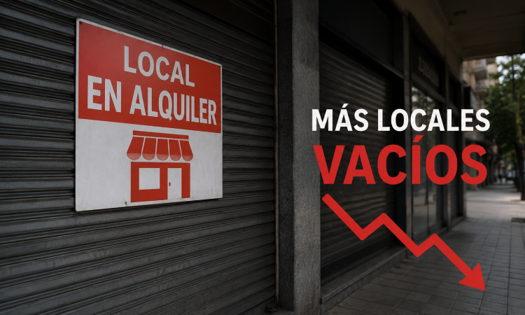 “Persianas bajas: crecen los locales vacíos en Rosario”