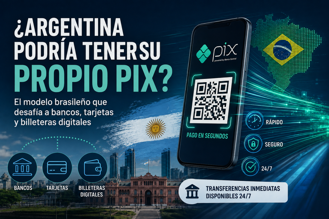 ¿Argentina podría tener su propio Pix? El modelo brasileño que desafía a bancos, tarjetas y billeteras digitales