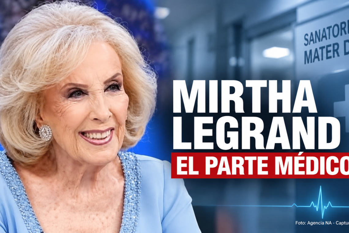 Mirtha Legrand fue internada por un cuadro respiratorio: qué dice el parte médico