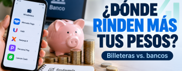 Billeteras virtuales y plazos fijos: dónde rinden más los pesos en septiembre