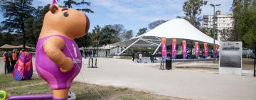 Rosario suma nuevos espacios deportivos y recreativos en el Parque de la Independencia