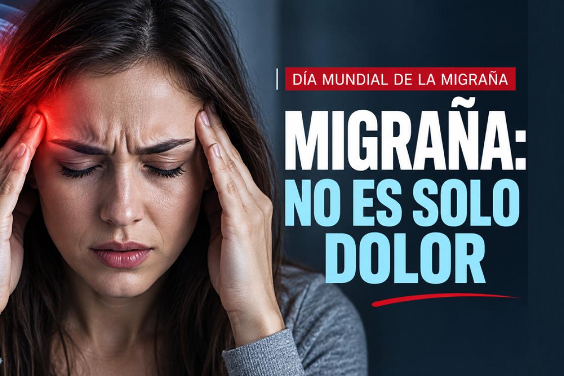 Migraña: mucho más que un dolor de cabeza y una de las principales causas de discapacidad