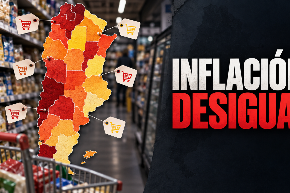 Inflación desigual: seis provincias registraron aumentos superiores al promedio nacional