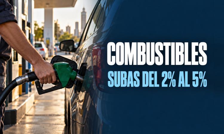 Suben entre 2% y 5% los combustibles por el alza del petróleo: YPF aún no modificó sus precios