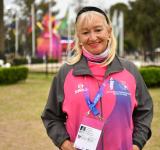 Elizabeth Murta, la voluntaria brasileña que se enamoró de Rosario durante los Juegos Suramericanos