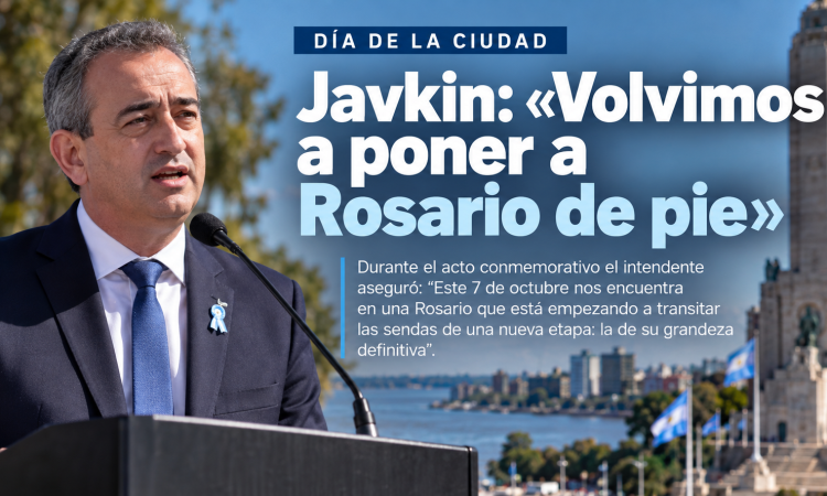 Javkin en el Día de la Ciudad: «Volvimos a poner a Rosario de pie»