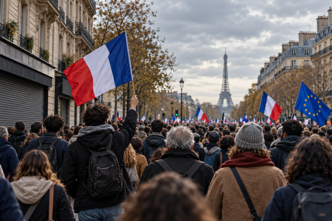 Francia bajo tensión: las protestas por el costo de vida exponen los desafíos de Europa